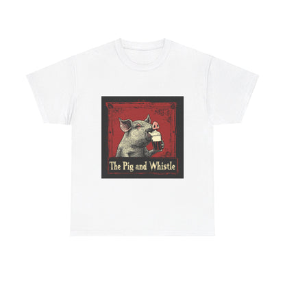 The Pig and Whistle Pub - Unisex Heavy Cotton Tee