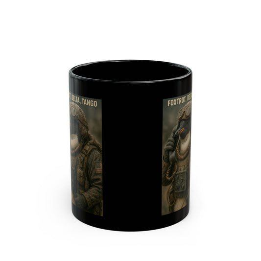 Mug - Funny Trump Penguin Foxtrot Delta Tango Design